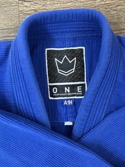 Blue Kingz THE ONE BJJ Gi, Size A1H 100% Cotton Coat and Pants