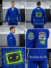 Brazilian Jiu Jitsu Gi A3 BJJ Kimono Grappling MMA Training Uniform