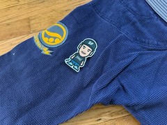 2014 SHOYOROLL 7TH SON V2 NAVY BLUE GI BATCH #33 LUKE STEWART JIU JITSU BJJ A3H