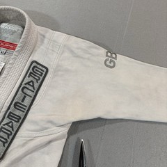 Gracie Barra Gi Jiu Jitsu MMA Kimono Pants & Jacket A2 Set Unisex White Read