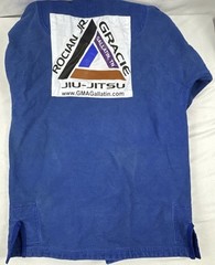 BJJ Athlete Size 5-A3 Jiu Jitsu Kimono Blue Heavy Canvas Marshal Arts