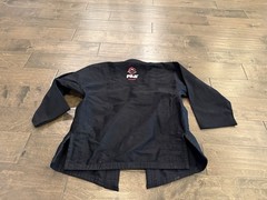 Fuji Gi Gear Youth Black Kimono Martial Arts Top Only Size C1 NWT New $79