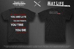 MATLIFE BJJ LEGENDS SAULO RIBEIRO T SHIRT ***Brand New***