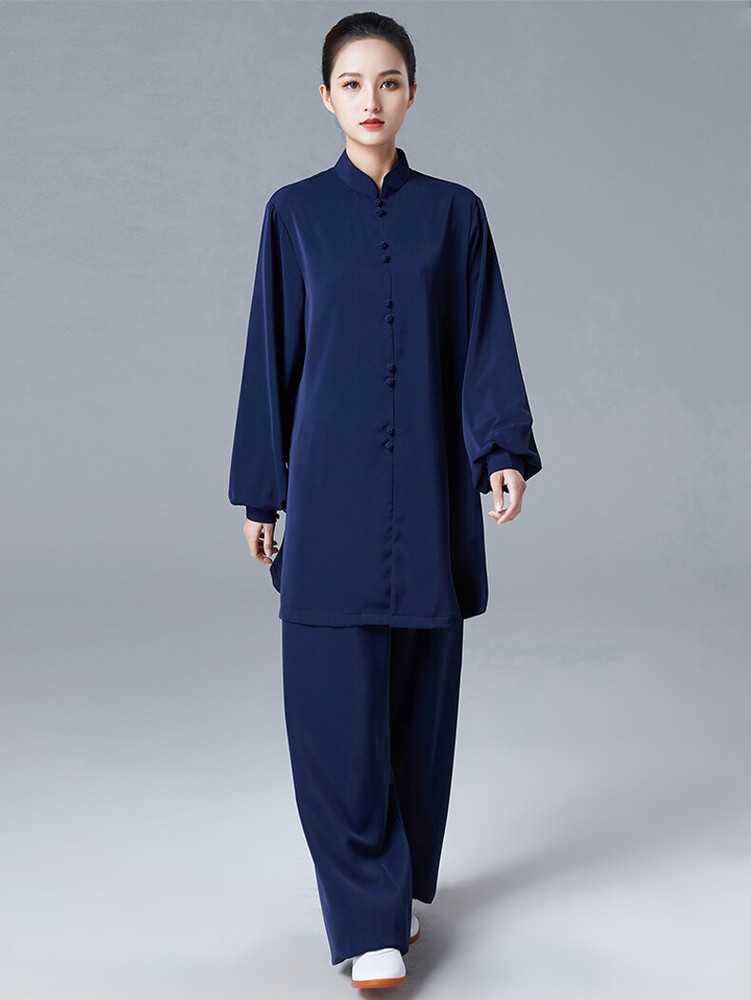 Summer Tai Chi Clothes Wrinkle Free Wushu Clothing Kung Fu Dress Martial Art