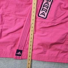Adidas Jiu-Jitsu Gi Jacket Womens XL Pink Gracie Barra F4 X-Large Patch No Belt