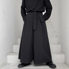 Men Hakama Harajuku Kimono Samurai Pants Men Casual Wide Pants Men Chinese Style