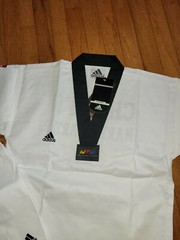 Youth Adidas Taekwondo White Uniform Chungs Martial Arts Kids Size 1 150 cm