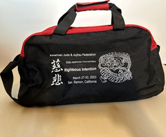 Wally Jay Small-Circle Jujitsu Gi Class Handout AJJF Bag Belts Tiger Claw Sz 4