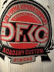 Brazilian Jiu Jitsu Gi/ Kimono Da Firma Kimono Co White Top Only Sz A 2L