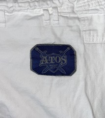 Men’s White Atos BJJ GI + Rash Guard Set Size A2