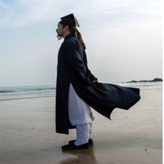 Taoist Robes Taichi Clothing Kungfu Practice Martial Arts Clothes Hanfu Men Robe