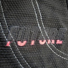 Future Kimonos BJJ Gi Top Black Hybrid Mens A3 Limited Edition Embroidered RARE