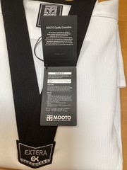 Mooto Taekwondo Extera Martial Arts Uniform White (Height Fits: 180cm/6ft)-NWT
