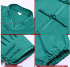 Unisex Cotton Blend Tai Chi Suit Morning Exercise Uniform Kung Fu Clothing Suit