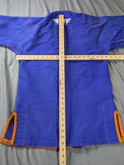Elite Sports BJJ Gi Jacket Mens Small A1 Blue Kimono Brazilian Jiu Jitsu MMA