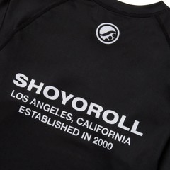 Shoyoroll Brazil Kimono V1 Rash Guard LS And V1 Fitted Shorts (Black)