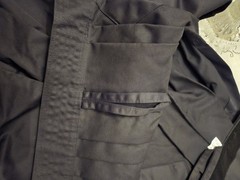 Japanese Hakama with Hook and Loop Fastener – Budo – Aikido – Kendo (Black)