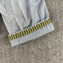 A2L BJJ Gi Pants Gray Jiu Jitsu Youth Sz L (See Measurements)