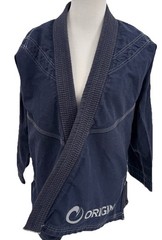 Origin Maine BJJ Jiu Jitsu Jacket A1 Mens Size Small Navy Blue GI MMA Kimono