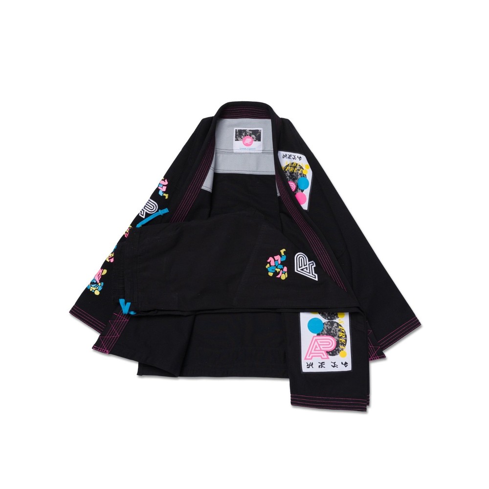 New Albino & Preto A1 Sanktuary Black BJJ Gi Kimono Limited Edition With Bags