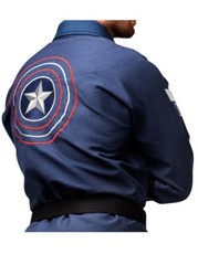 Hayabusa Marvel Hero Elite Jiu Jitsu Gi Captain America Size A3 Avengers New