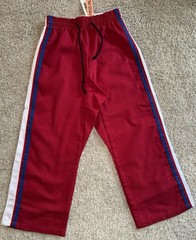 NWOT Century Martial Arts Uniform Blue, Red, & White Youth Size 2 Short Sleeve