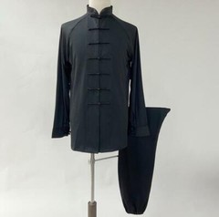 Women Men Tang Kung Fu Suit Outfits Silk Martial Arts Uniform Yoga Tai Chi Sets