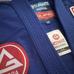 Gracie Barra Kimono Gi Jacket Blue BJJ Jiu Jitsu Uniform TOP ONLY Youth Y4