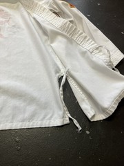 NAAMA Michigan Karate Dragon Karategi Gi Patch Top Shirt Uniform White Size 1