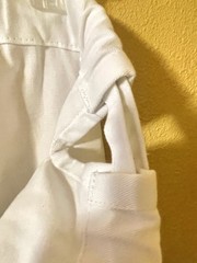 Youth Judo Gi White Cotton Uniform Set Jacket Pants Belt Size 1/150