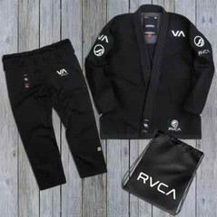 BJJ Gi Shoyoroll Cut RVCA V2 Batch 60 BJJ kimono 450 GSM UNIFORM BLACK