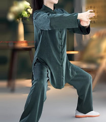 Women Men’s Tai Chi Kung Fu Suit Morning Exercise martial arts Wing Chun Uniform