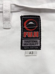 Fuji Victory Brazilian Jiu Jitsu Gi White Kimono size A3 full uniform