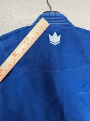 KiNGS Mens F2 Blue Jiu Jitsu MMA Martial Arts Kimono Jacket Top