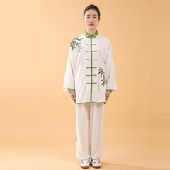 Women Soft High Quality Tai Chi Suit Lady Kung Fu Wushu Martial Arts Uniform Per