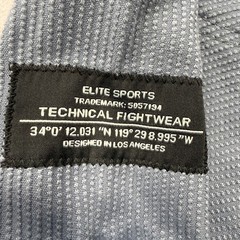 Elite Sports Unisex BJJ Gi Jacket A1 Blue Pearl Weave Jiu Jitsu MMA Sport