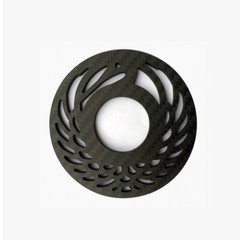 carbon fibre tsuba japanese crane – Japanese samurai blade shinai tsubb accessor