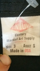 MEN’S CENTURY THE MARTIAL ARTS SCHOOL GI BLACK