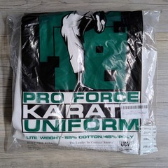 ProForce Karate Uniform Kids XS Size 000 White Lite Gi 55% Cotton Poly