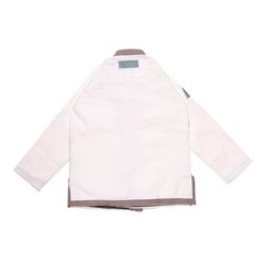 Albino and Preto Batch #7 Grey Skies White JIU JITSU GI PREMIUM Quality