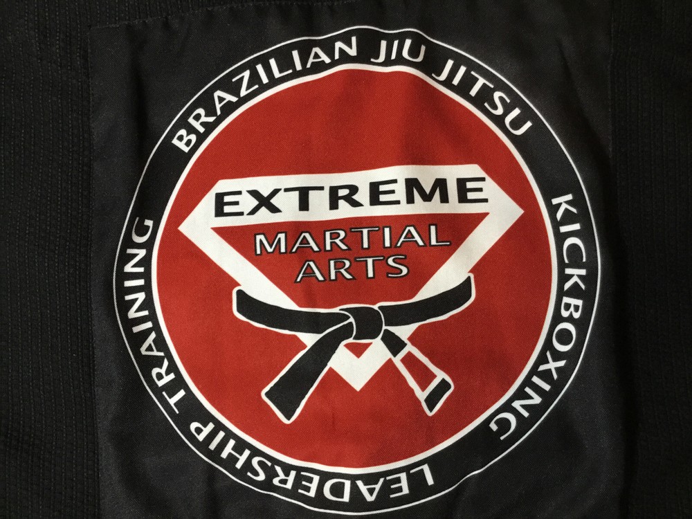 Black Extra Heavyweight Cotton Karate Martial Arts Gi size #A2 Jacket & Pant