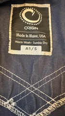 Origin Maine BJJ Jiu Jitsu Jacket A1 Mens Size Small Navy Blue GI MMA Kimono