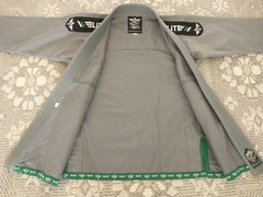Elite Sports BJJ Gi Top A2 Gray Brazilian Jiu Jitsu MMA Combat Adult Retro 🥋