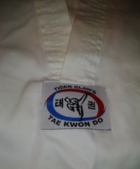 NEW NWT! TIGER CLAW KOREAN TAEKWONDO White UNIFORM TOP Shirt sz Adult 6 Karate