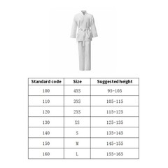 Karate Gi Comfortable Fit Karate Garment Breathable for Performance, Adults