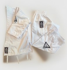 Gracie Jiu-Jitsu Official Gi 100% Cotton BJJ Set Youth Size 000/110 Unisex