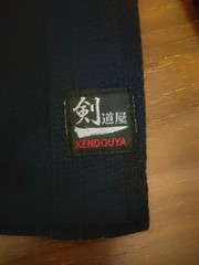 Japanese Kendo Gi Jacket Hakama Pants Set Navy Blue Quick Dry Jersey