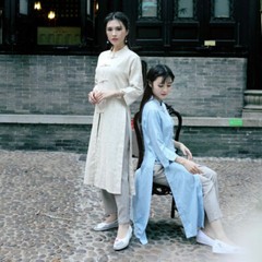 Women Vintage Tai Chi Top Chinese Tang Suit Kung Fu Uniform Coat Martial Arts