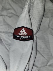 adidas taekwondo Shirt Lot Of 2 160cm White Korea