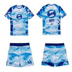 Albino & Preto x Oakley Entanglement LS Rash Guard + Training Shorts Set BJJ